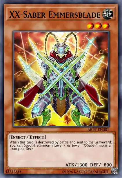 Edison Rulings for XX-Saber Emmersblade